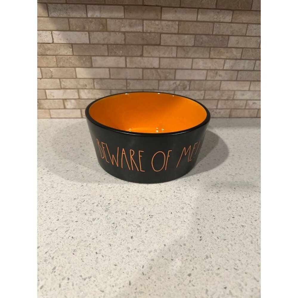 Dog Pet Bowl Rae Dunn Beware Of Me‎